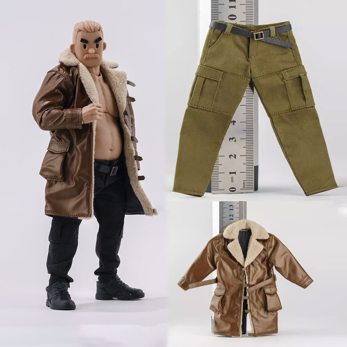 Leatherwork Products - 1/12 Scale Middle-aged Muscular Body Super