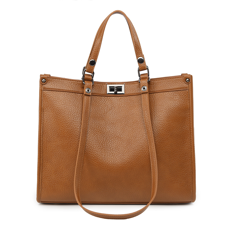 Leather Work Bag Women - Women Large Capacity Tote Bag PU