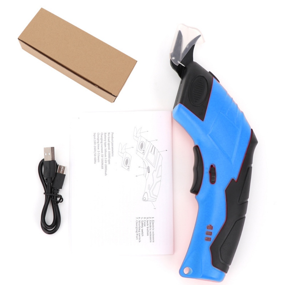 Leatherwork Projects - 3.6V Electric Scissors Fabric Cutting Machine