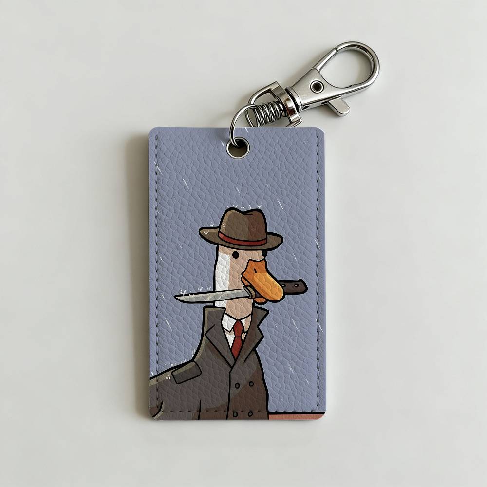Cartoon Cute Goose Duck Badge  - Leather Works ulasan dan harga