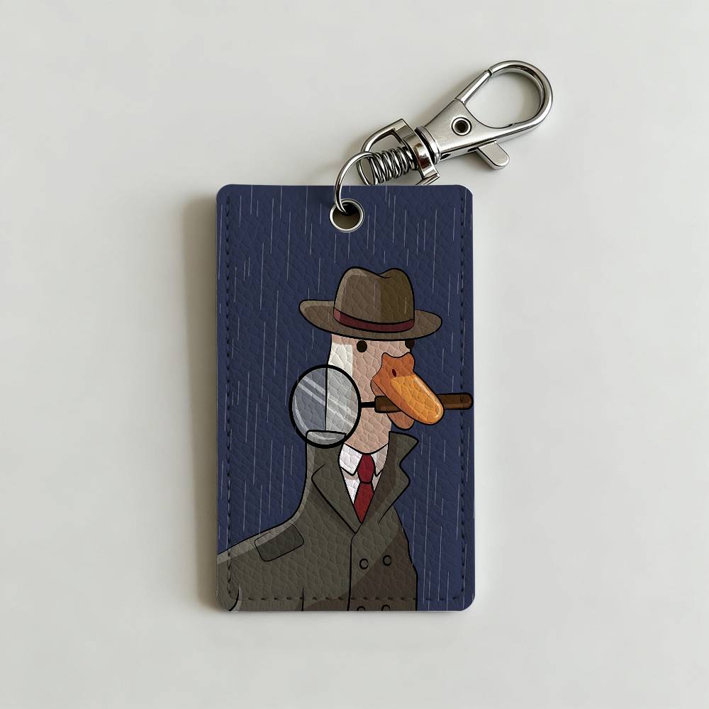Cartoon Cute Goose Duck Badge  - Leather Works ulasan dan harga