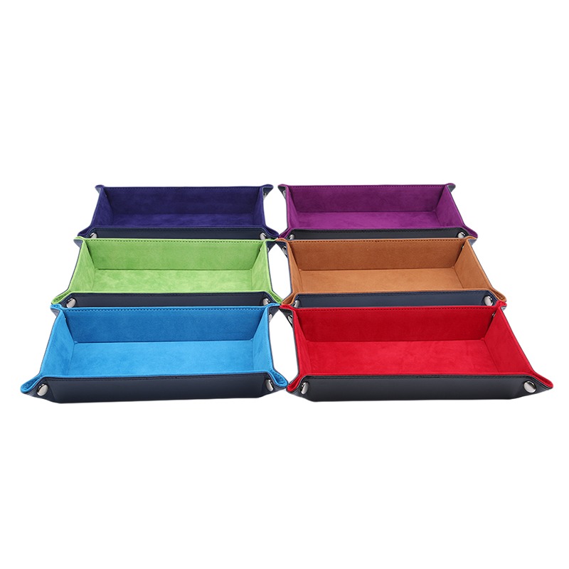 Rectangle Storage Tray PU Leat - Leatherwork Desk ulasan dan harga