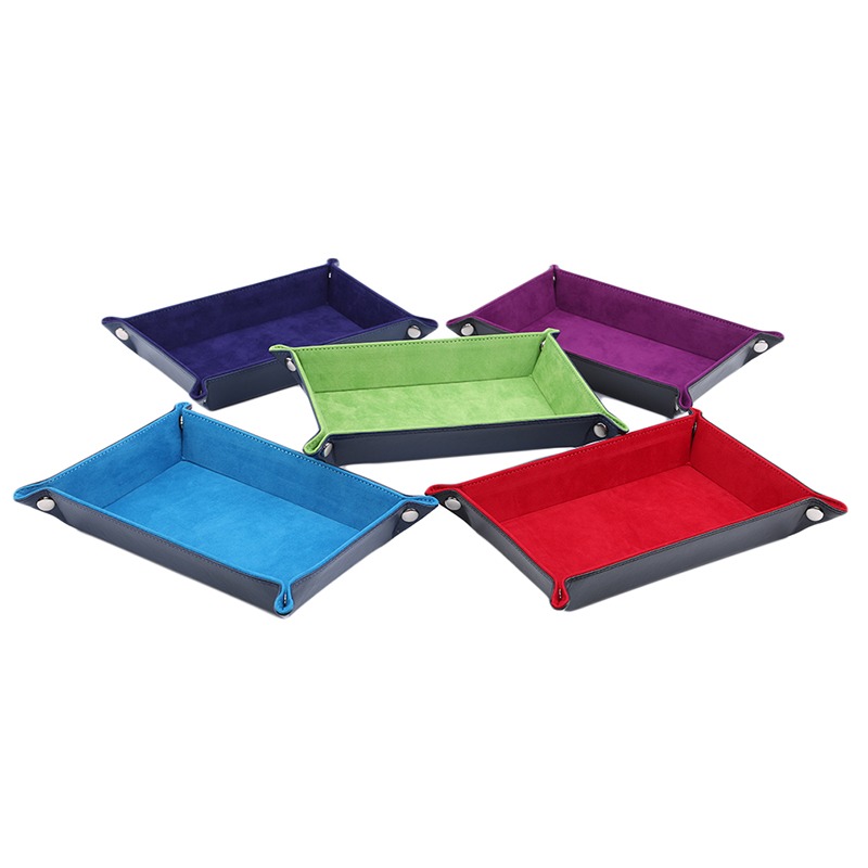 Rectangle Storage Tray PU Leat - Leatherwork Desk ulasan dan harga
