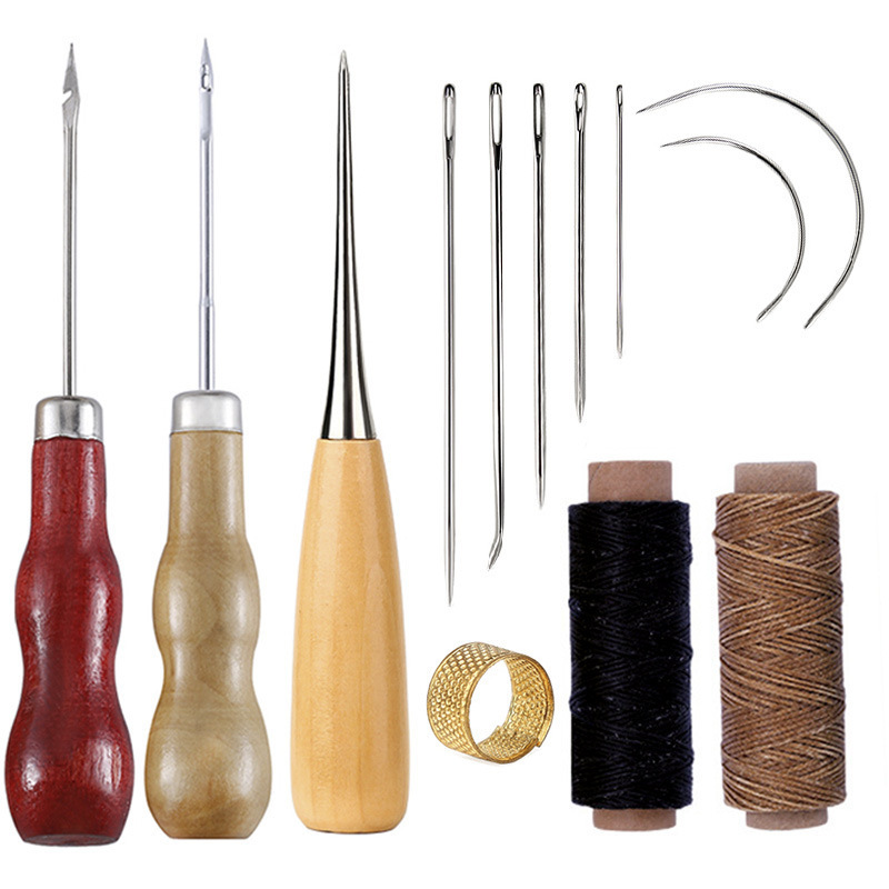 13pcs Waxed Thread Leatherwork - Leatherwork For Beginners ulasan dan harga