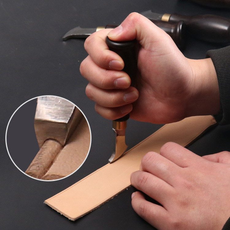 1PCS Leather Shallow Slot Edge - Leatherwork Edge Creaser ulasan dan harga