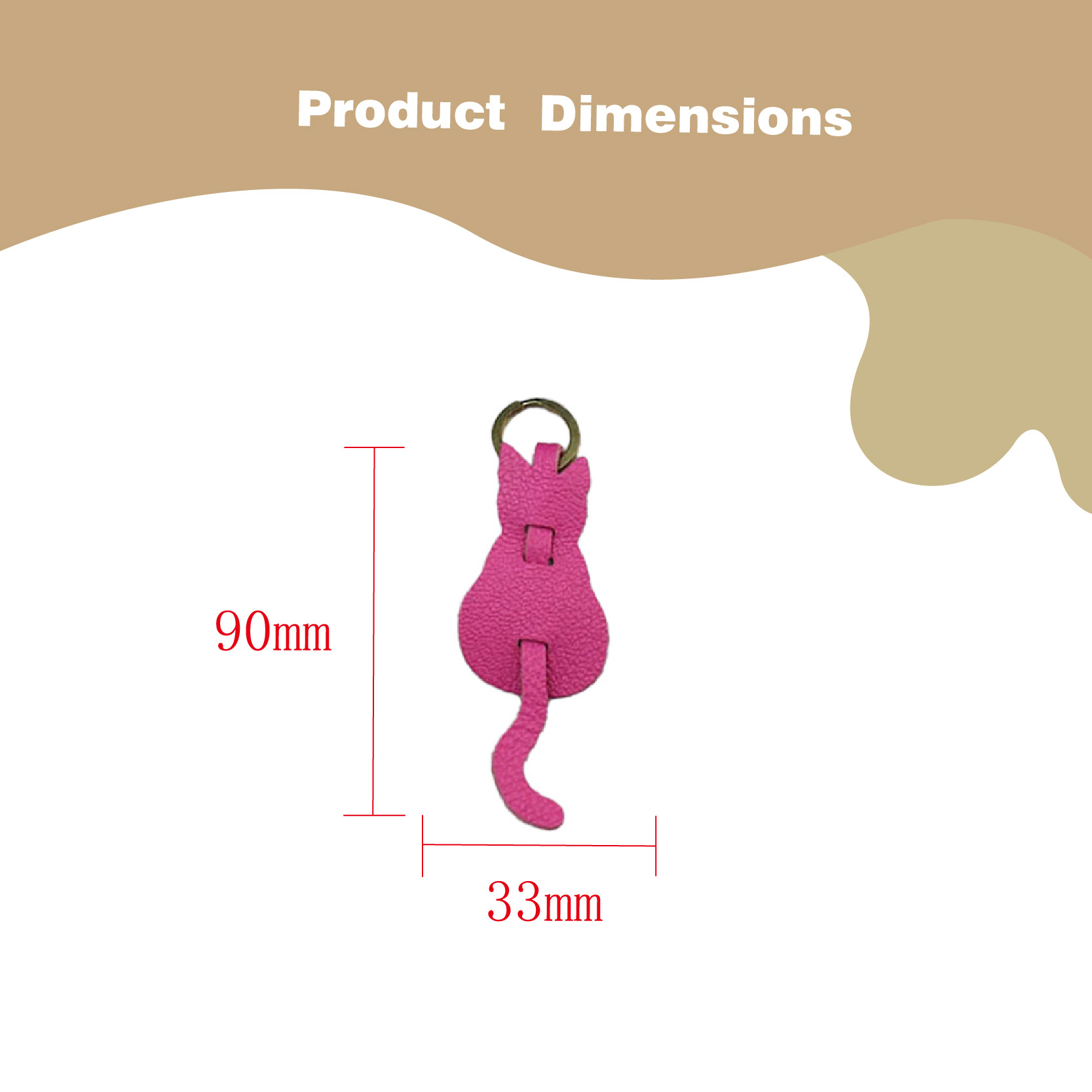 C95 Cat Shape Leather Cutting  - Leatherwork Projects ulasan dan harga