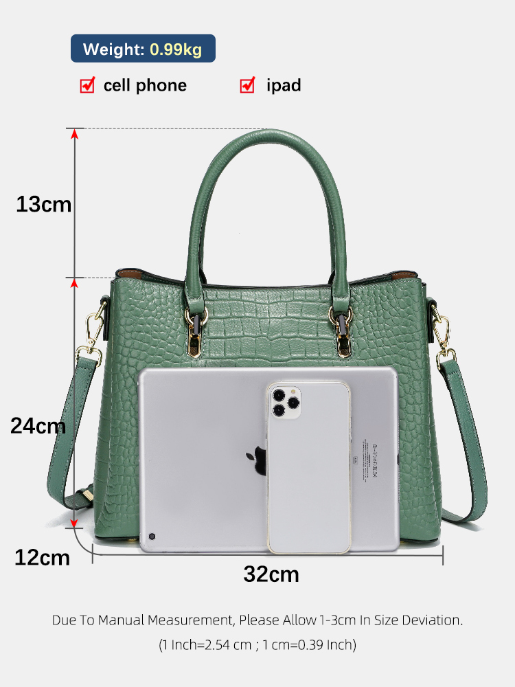 Zency Women's Genuine Leather  - Leather Work Bag Women ulasan dan harga