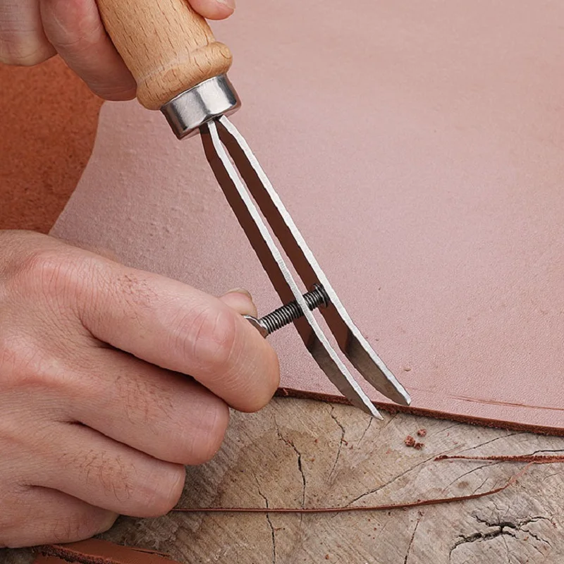 DIY Adjustable Leather Edge Cr - Groover Stitching Tool ulasan dan harga