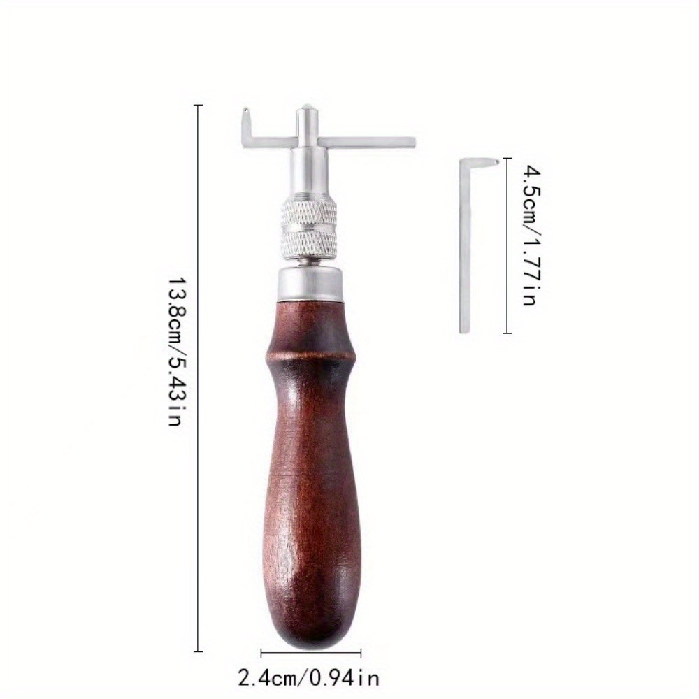1PC Adjustable Leather Edge St - Groover Stitching Tool ulasan dan harga