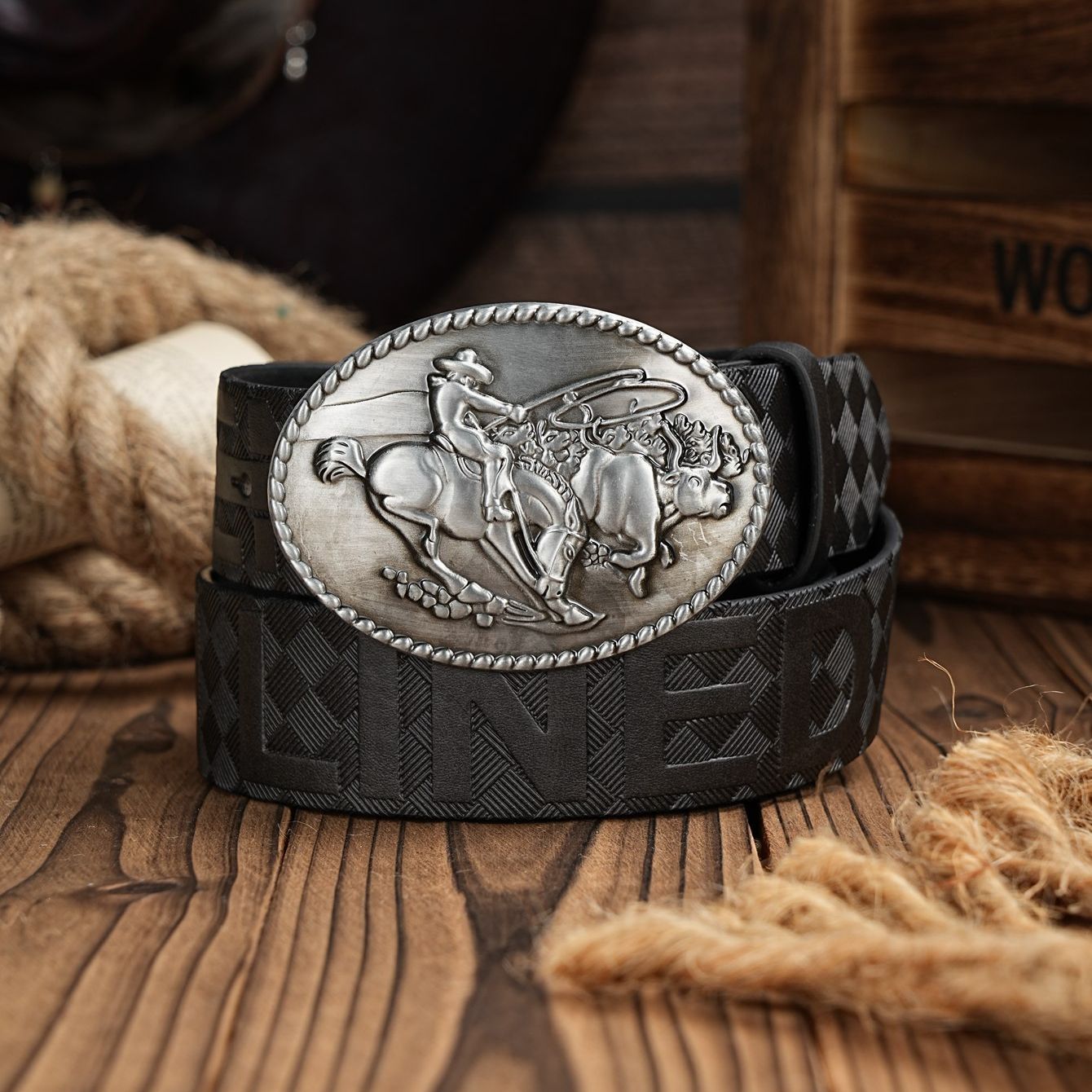 A Men's and Women's Casual Ret - Leather Works Belt ulasan dan harga