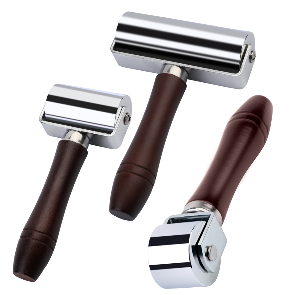 Leather Press Edge Roller with - Leatherwork Edge Creaser ulasan dan harga