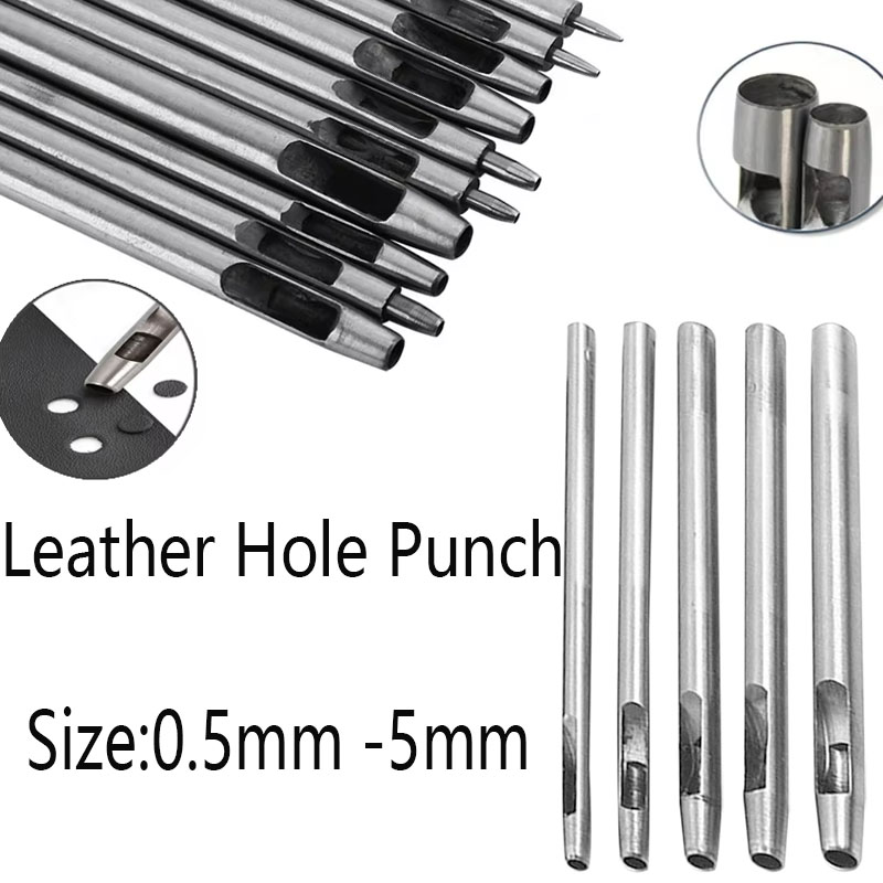 0.5-5mm Leather Hole Punch Too - Leather Works Belt ulasan dan harga