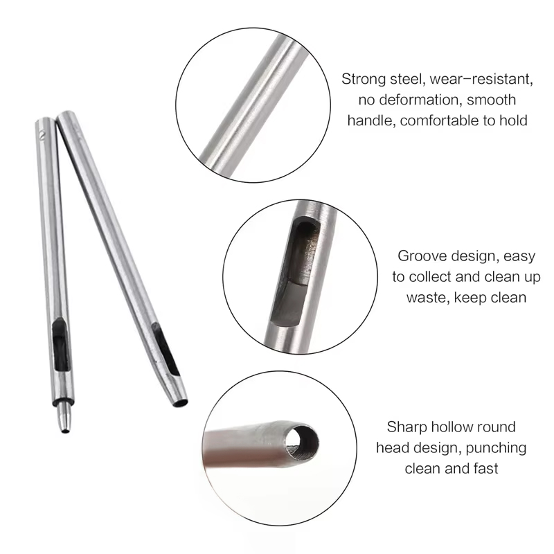 0.5-5mm Leather Hole Punch Too - Leather Works Belt ulasan dan harga