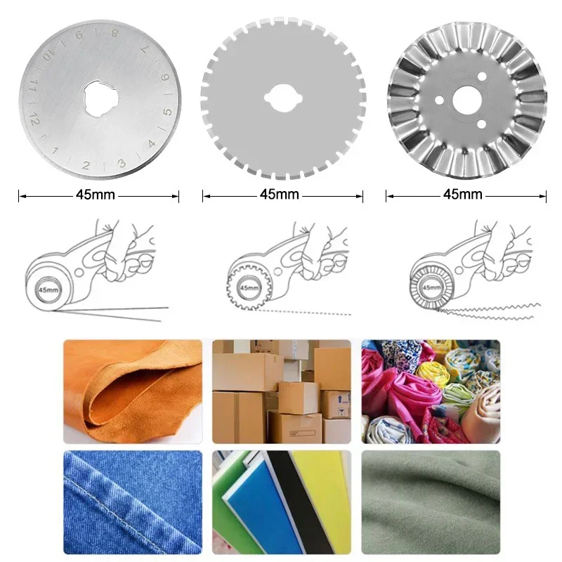 45MM Roller Wheel Knife Cloth  - Leatherwork Projects ulasan dan harga