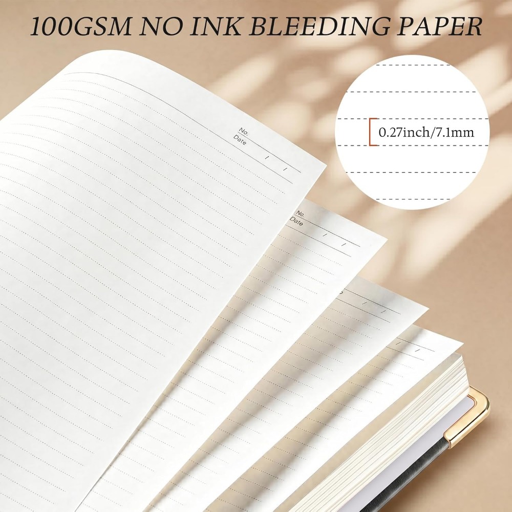 A4 Leather 5-Subject Notebook, - Leatherwork Products ulasan dan harga