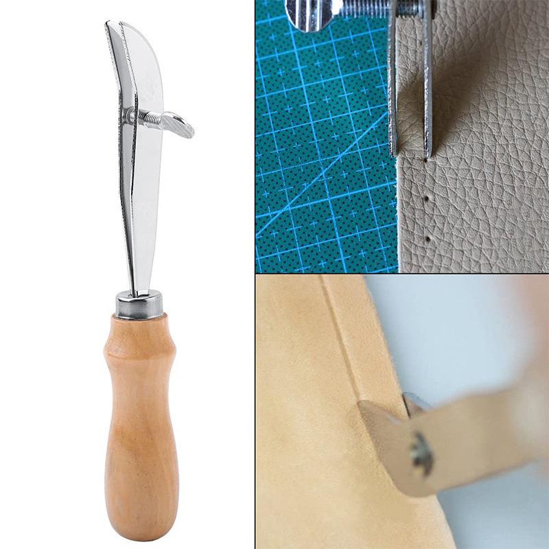 *Adjustable Leather Edge Groov - Groover Stitching Tool ulasan dan harga