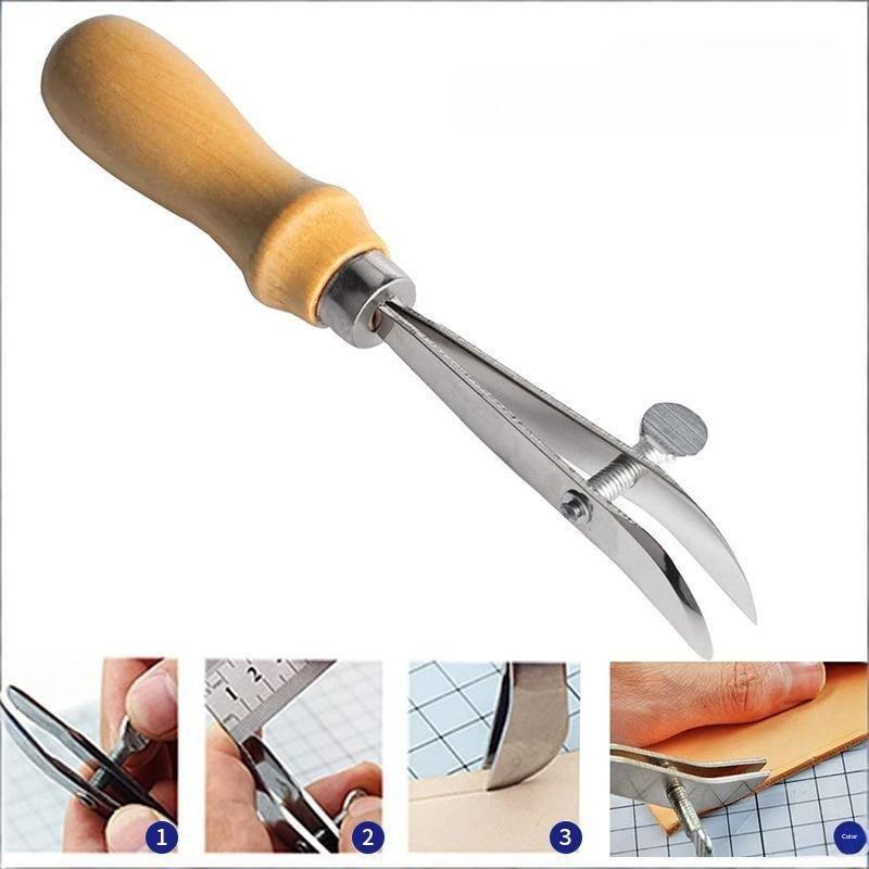 *Adjustable Leather Edge Groov - Groover Stitching Tool ulasan dan harga