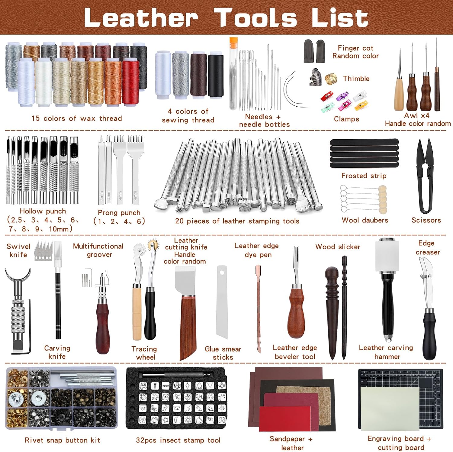 Leather Tooling Kit Leather Cr - Leather Works ulasan dan harga