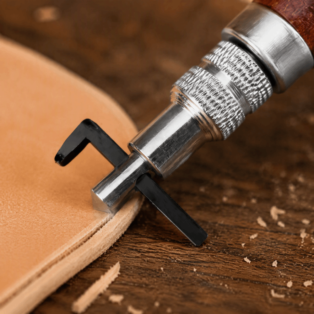 Adjustable Depth Leather Groov - Groover Stitching Tool ulasan dan harga