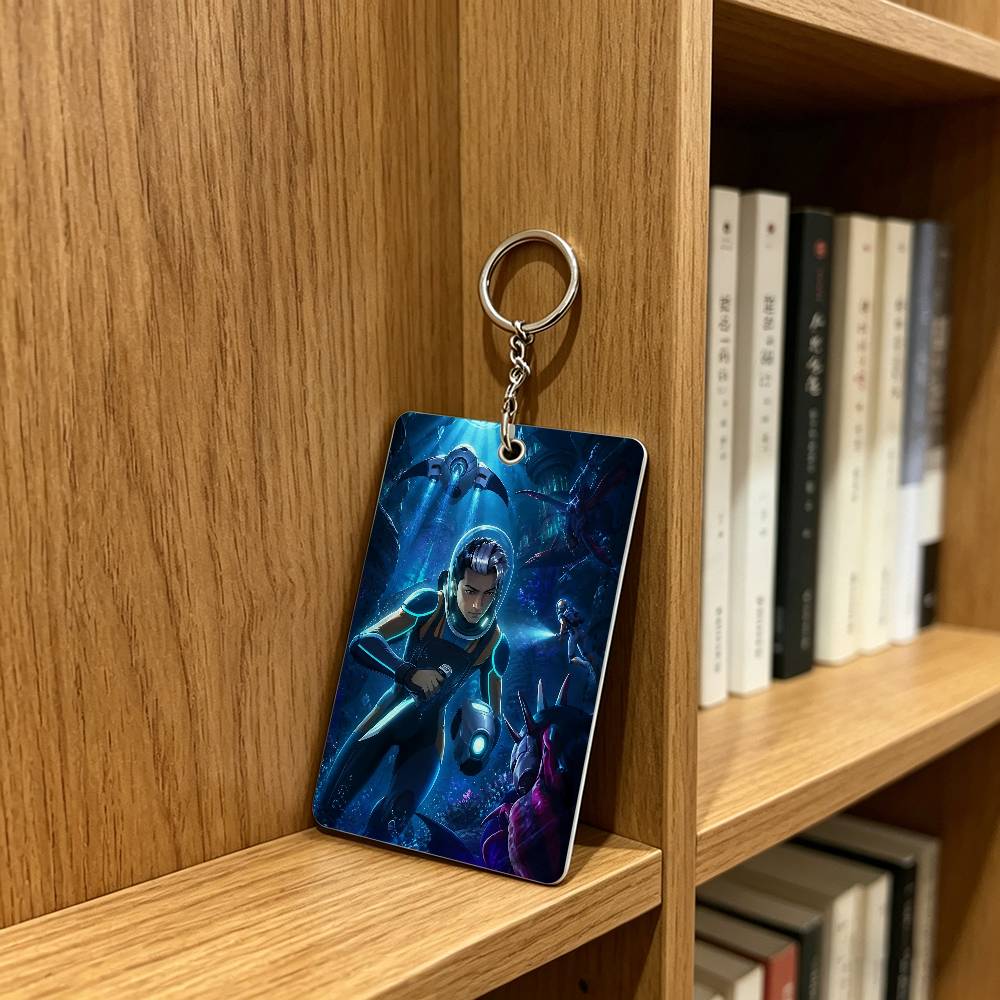 Hot Game S-Subnautica 2 Badge  - Leather Works ulasan dan harga