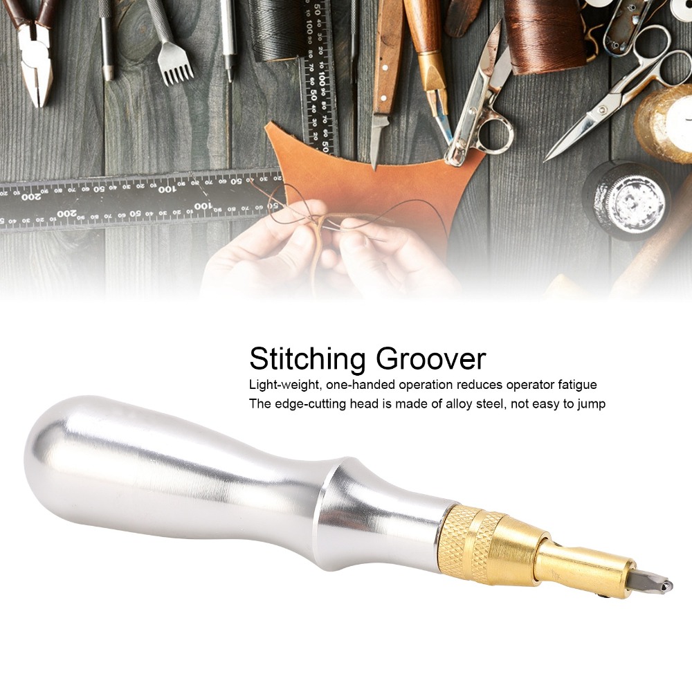 7pcs Aluminum Handle Stitching - Groover Stitching Tool ulasan dan harga