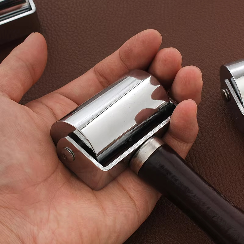 25/60/100mm Wooden Handle Leat - Leatherwork Edge Creaser ulasan dan harga