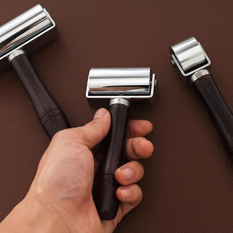 25/60/100mm Wooden Handle Leat - Leatherwork Edge Creaser ulasan dan harga