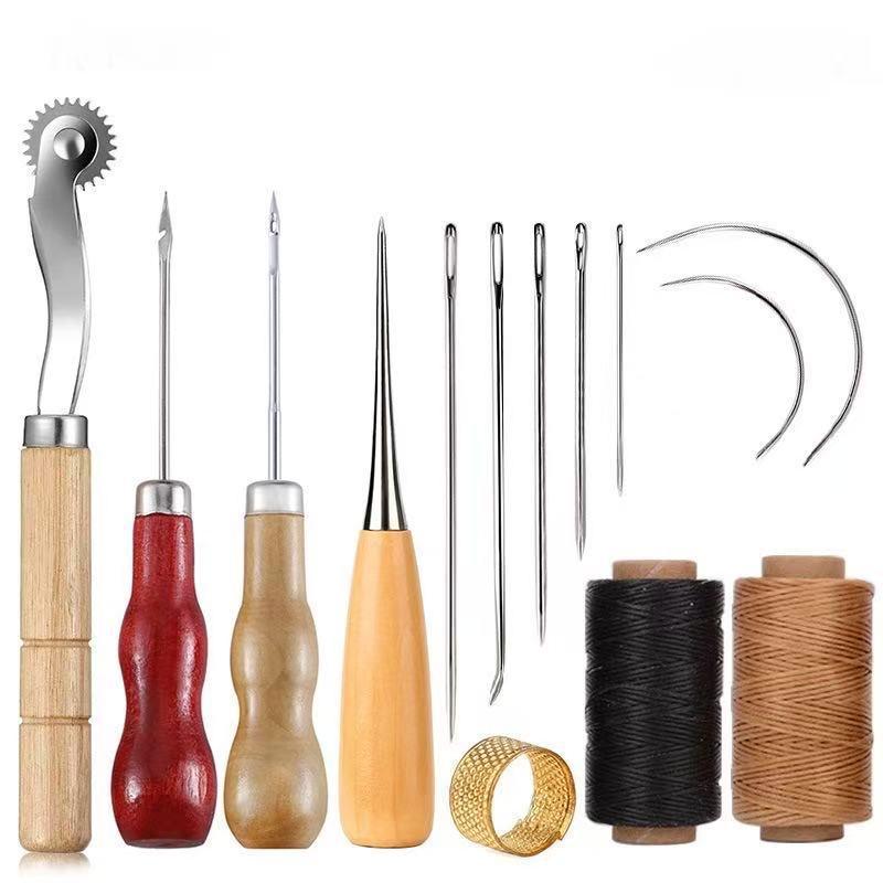 Leather Sewing Tools Kit Woode - Groover Stitching Tool ulasan dan harga