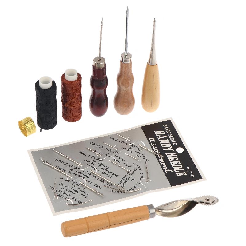 Leather Sewing Tools Kit Woode - Groover Stitching Tool ulasan dan harga