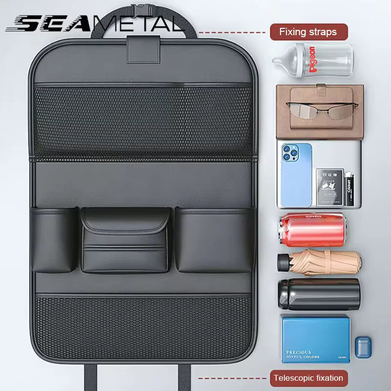 SEAMETAL Car Seat Back Organiz - Leatherwork Desk ulasan dan harga