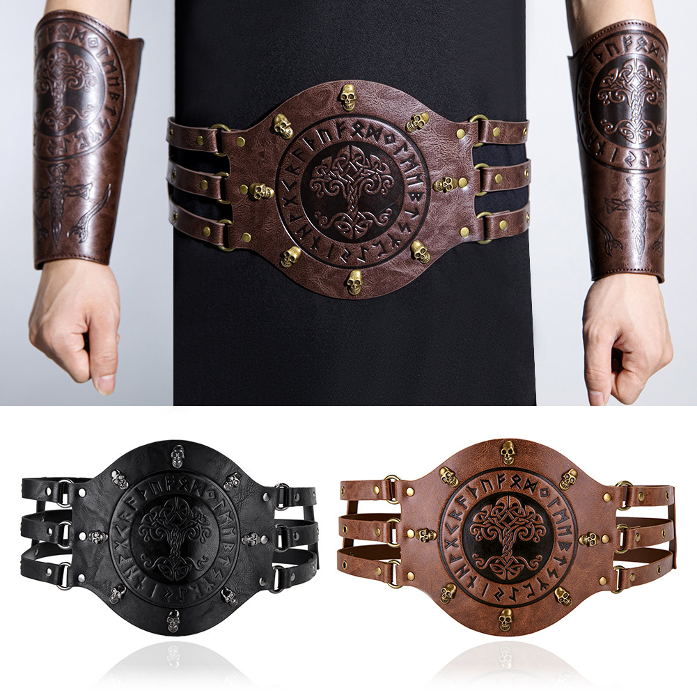 Medieval wide corset belt, Vik - Leatherwork Fasteners ulasan dan harga