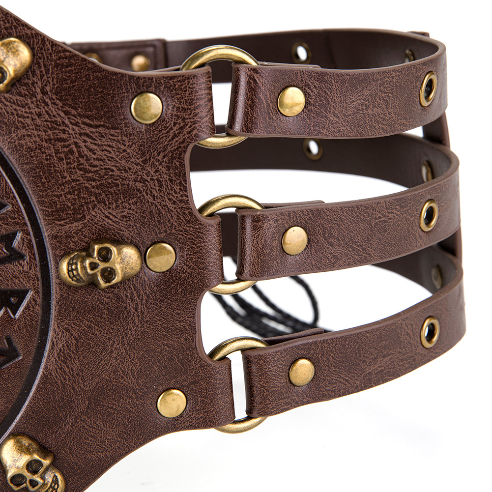 Medieval wide corset belt, Vik - Leatherwork Fasteners ulasan dan harga