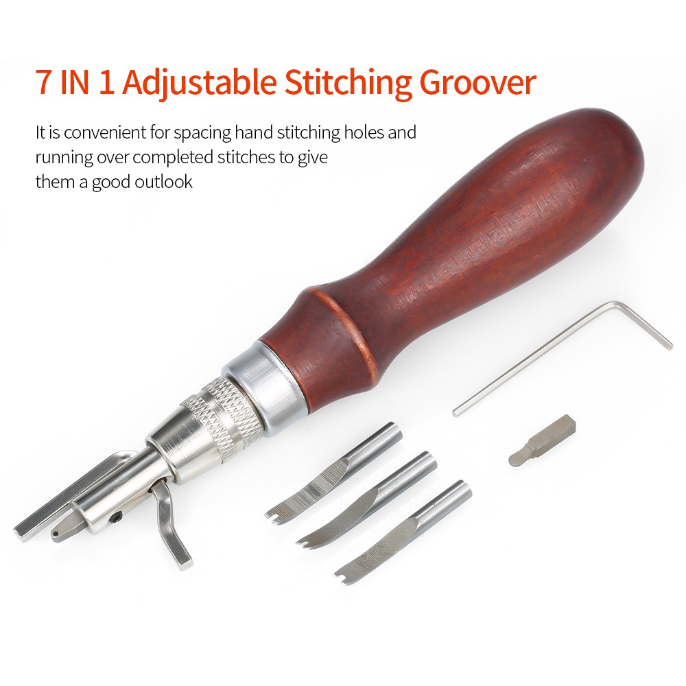 Adjustable Leather Stitching G - Groover Stitching Tool ulasan dan harga