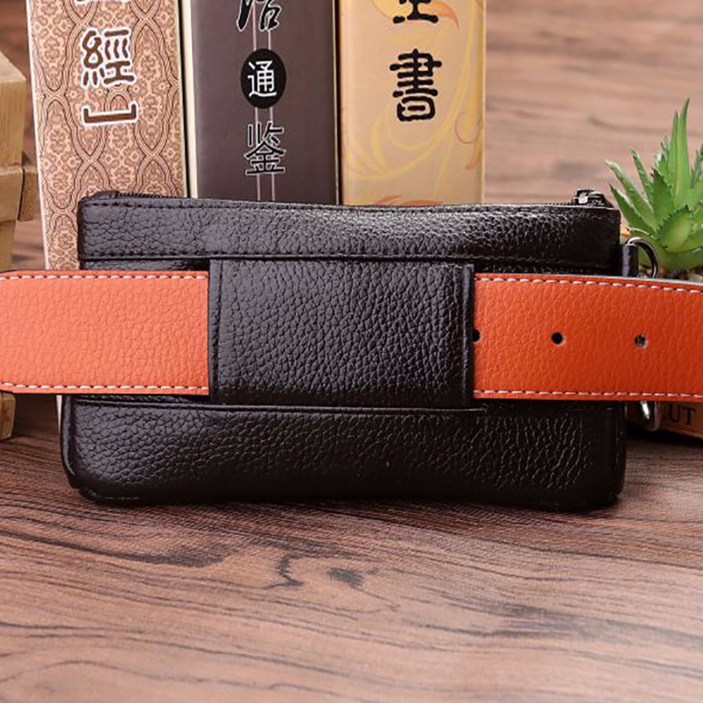 Men Fanny Waist Pack Belt Hip  - Leatherwork Fasteners ulasan dan harga