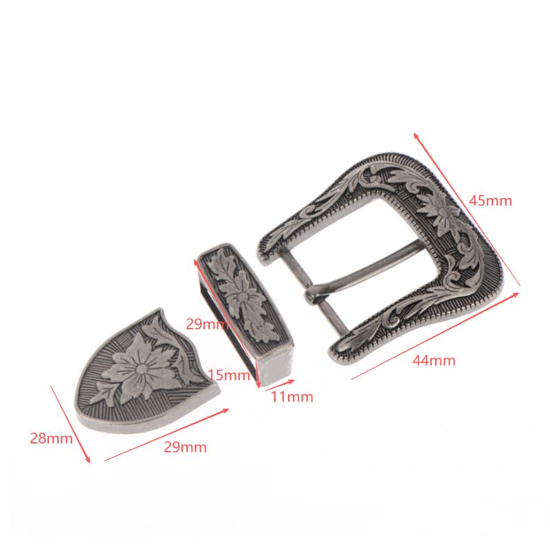 Floral Engraved Vintage Metal  - Leather Works Belt ulasan dan harga