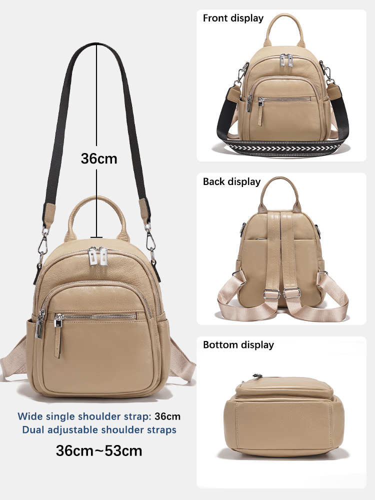 Zency Genuine Leather Small Ba - Leather Work Bag Women ulasan dan harga