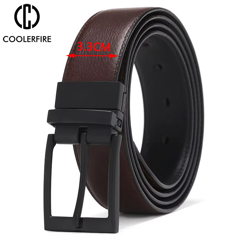 Men Belt Business Dress Belts  - Leather Works Belt ulasan dan harga