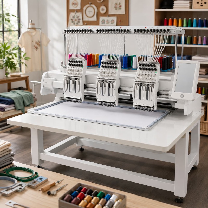 Embroidery Machine Double Head - Leatherwork Products ulasan dan harga
