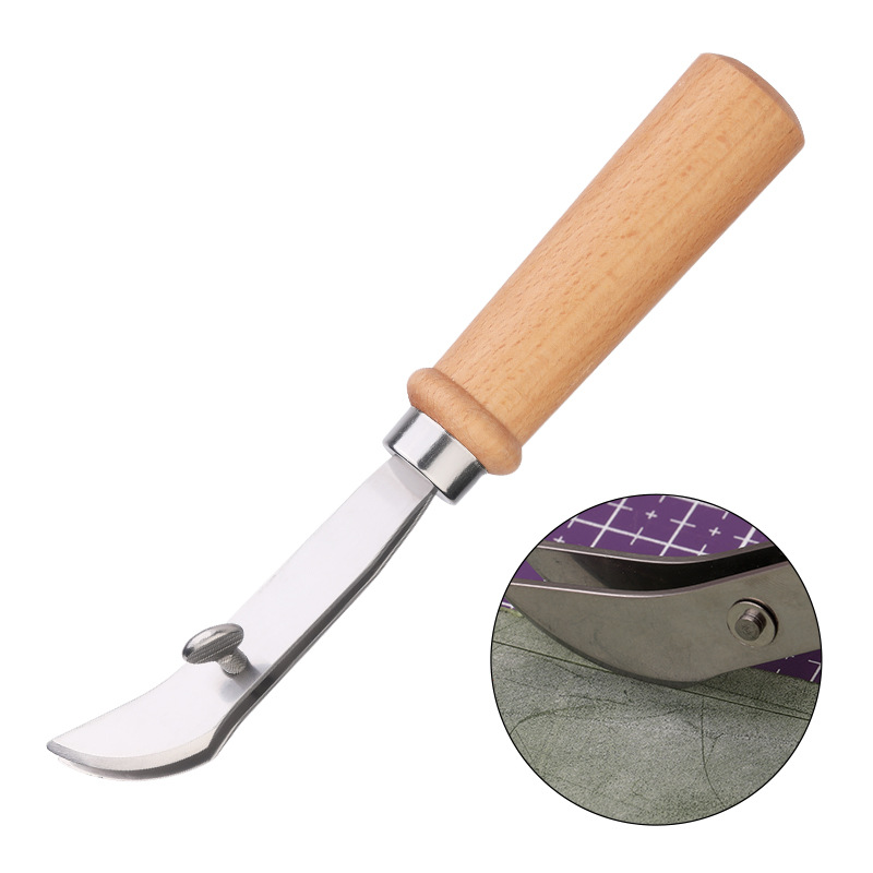 Adjustable Outside Edge Crease - Leatherwork Edge Creaser ulasan dan harga