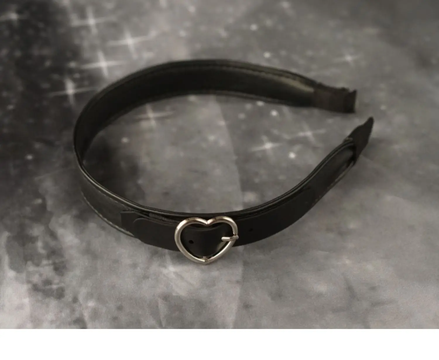 Gothic Leather bucket Headband - Leatherwork Pony ulasan dan harga