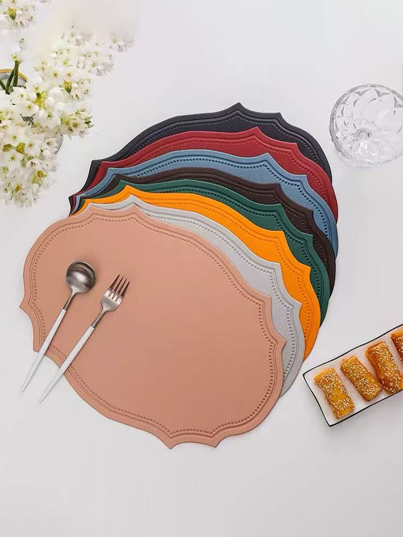 Leather Placemat Ins Style Din - Leatherwork Desk ulasan dan harga