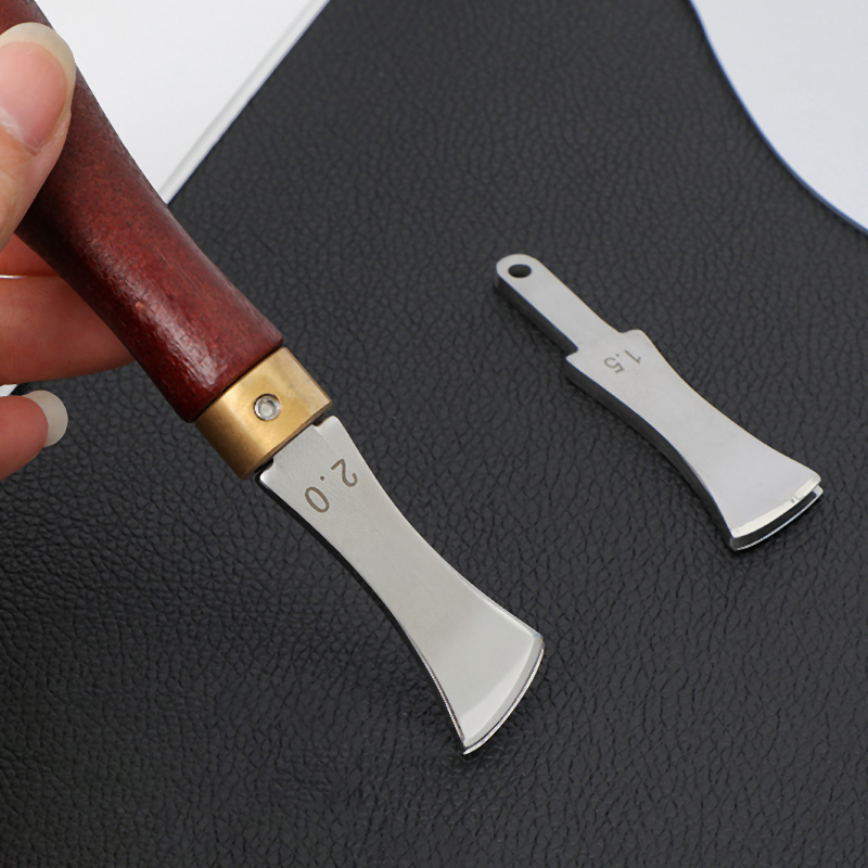 Arch Groove Hot Pressure Leath - Leatherwork Edge Creaser ulasan dan harga