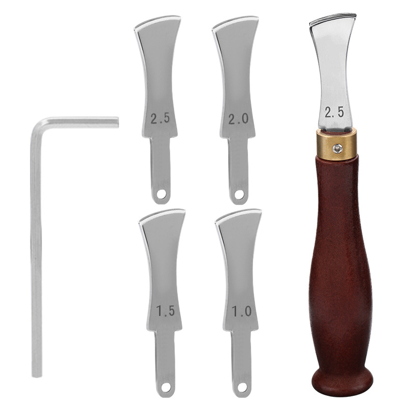Arch Groove Hot Pressure Leath - Leatherwork Edge Creaser ulasan dan harga