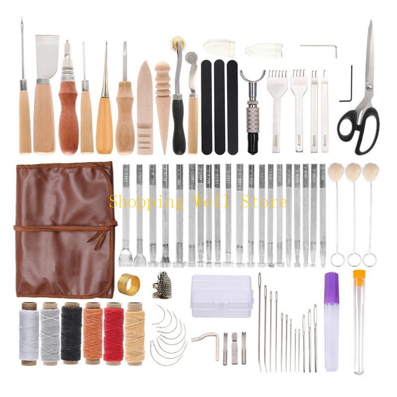 KX4B Basic Leather Working Too - Groover Stitching Tool ulasan dan harga