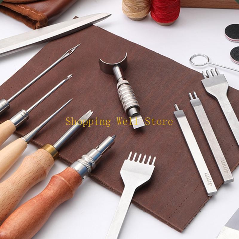 KX4B Basic Leather Working Too - Groover Stitching Tool ulasan dan harga
