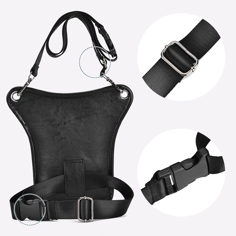 Vintage Pu Leather Waist Pack  - Leatherwork Fasteners ulasan dan harga