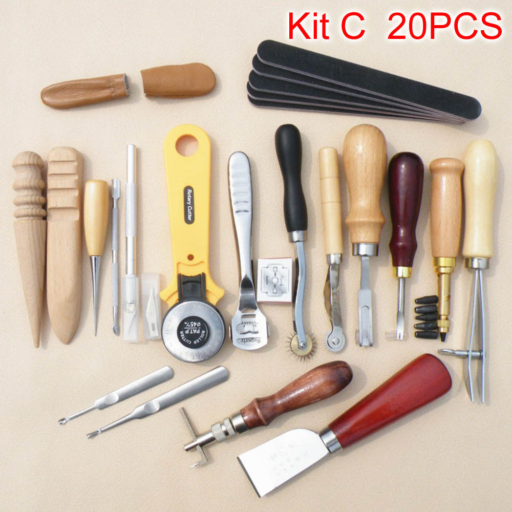 Sanbest Professional Leather C - Groover Stitching Tool ulasan dan harga