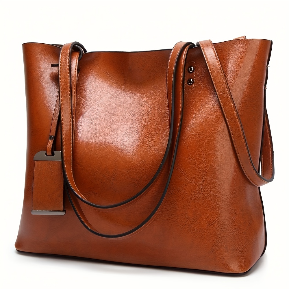 Fashionable Classic Retro Leat - Leather Work Bag Women ulasan dan harga