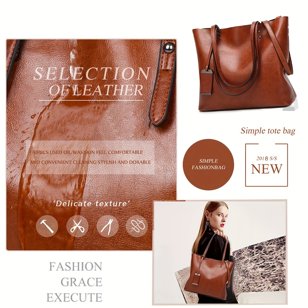 Fashionable Classic Retro Leat - Leather Work Bag Women ulasan dan harga