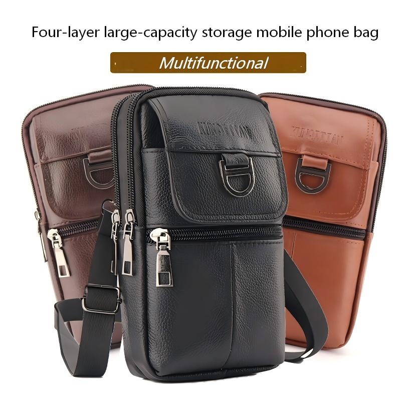 Men's Leather Waist Bag - Larg - Leather Works Belt ulasan dan harga